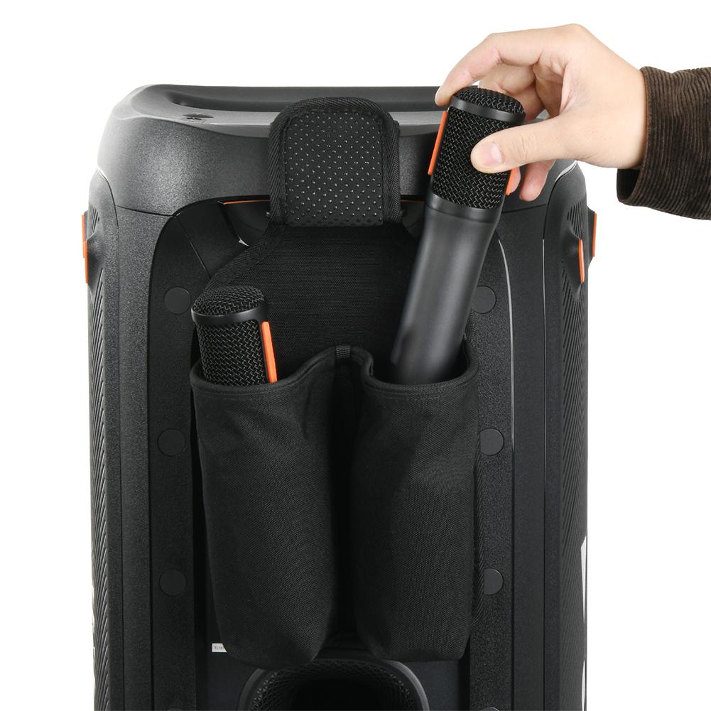 Mic Organizer Bag Microphone Carrying Case Microphone Storage Bag for JBL PartyBox Wireless Microphone Accessories