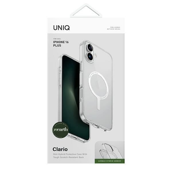 UNIQ Clario iPhone 16 Plus 6.7"Magclick Charging case transparent/lucent clear