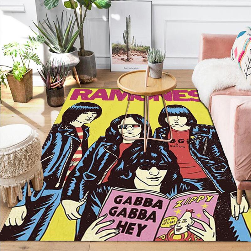 Ramones: Strange Talk Rug Floor Mat for Living Room or Bedroom Soft and Comfortable Carpet a Gift for Birthday and Holiday.ZFF0913076
