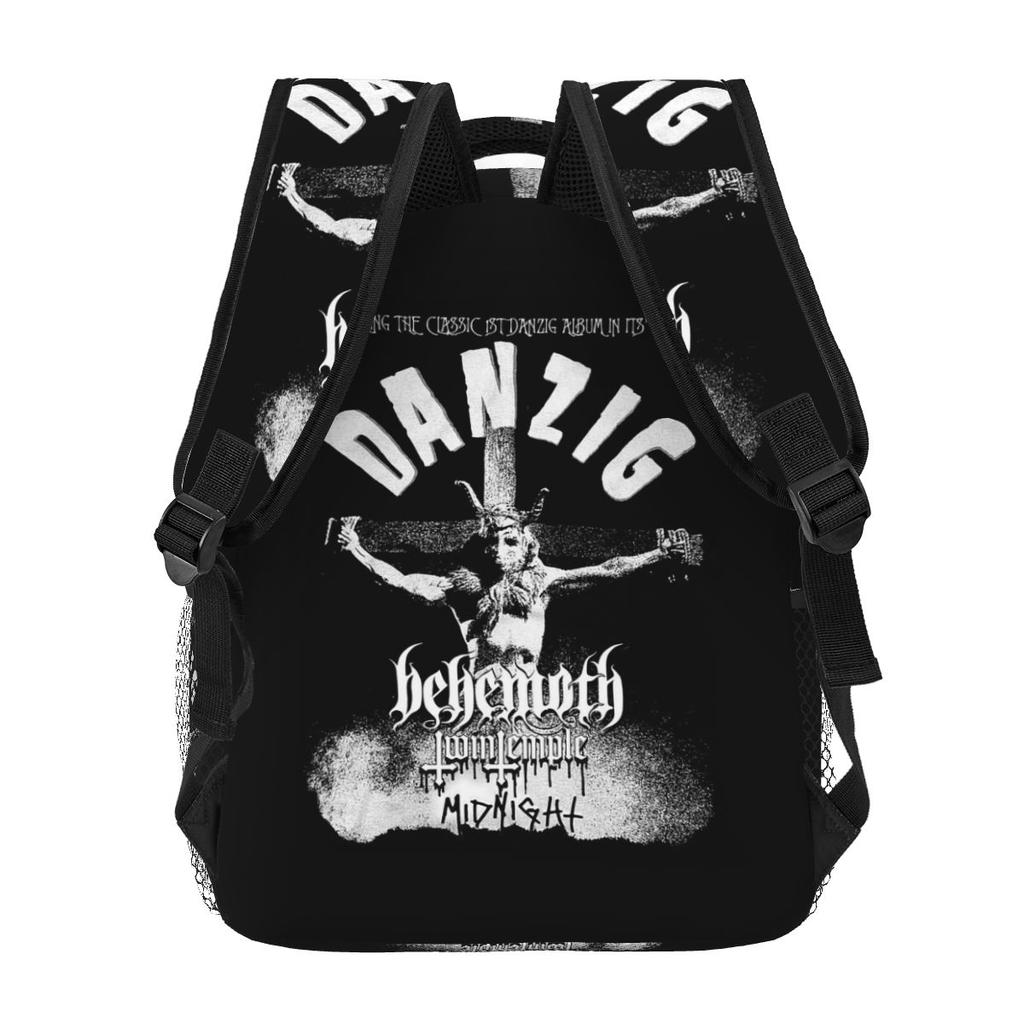 Band DANZIG III How The Gods Kill Heavy Backpacks Boys Girls Bookbag Students School Bags Cartoon Travel Rucksack Shoulder Bag