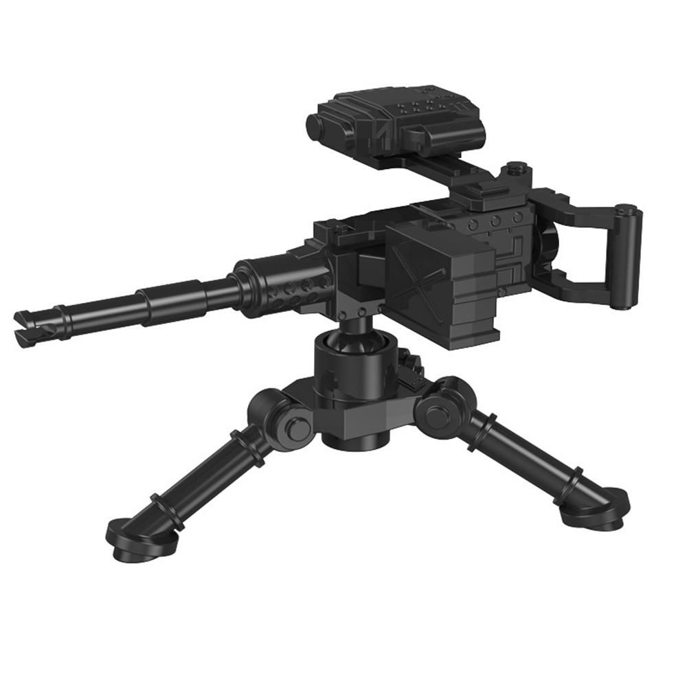 WW2 MOC-Military Building Blocks, Solider Figures, Weapons Machine Guns, Bricks Accessories, RPG Gatling, NSV Mortar, Halloween