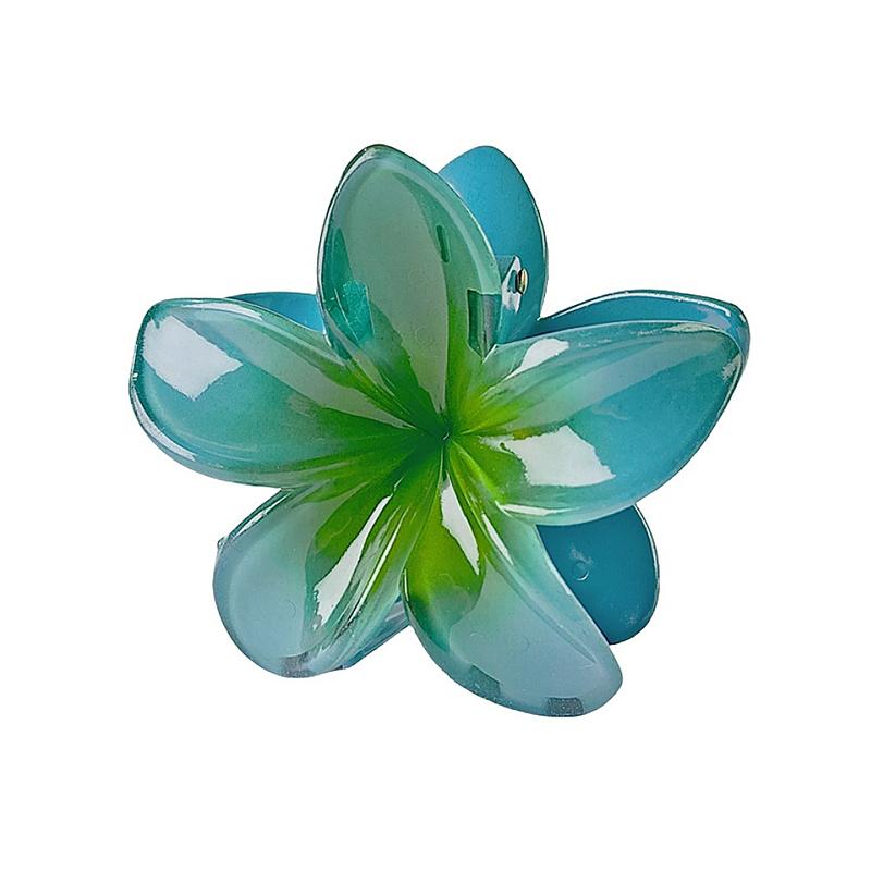 1PC Elegant Flower Shaped Hair Grab Clips Trendy Non Slip Ponytail Holders For Women And Daily Use Wear