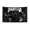 Ppanteras Flag Rock Music Band Banner 3x5ft With Brass Grommets Hd Printing Tapestry Exhibition Music Band Fans Garage Decor