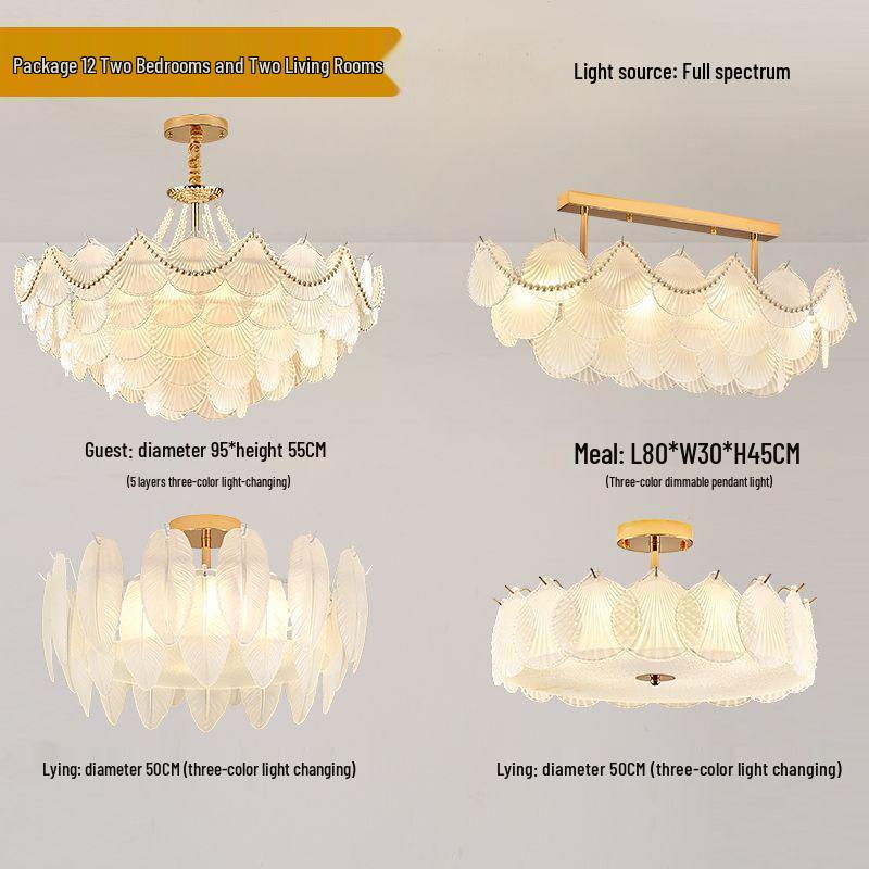 Modern French Crystal Pearl Chandelier for Living Room and Dining Room