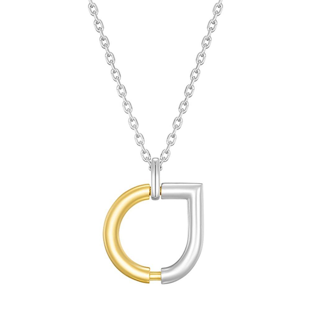 Unis Two-Tone Necklace (Jjunn04Bs500Sc600)