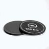 AAAYU1 AAAYQ1 1/2Pcs Car Coaster Diamond Rubber Non-slip Mat Water Cup Slot Pad For Opel Zafira Corsa D Insignia Mokka Regal Car Wheel Hubcap