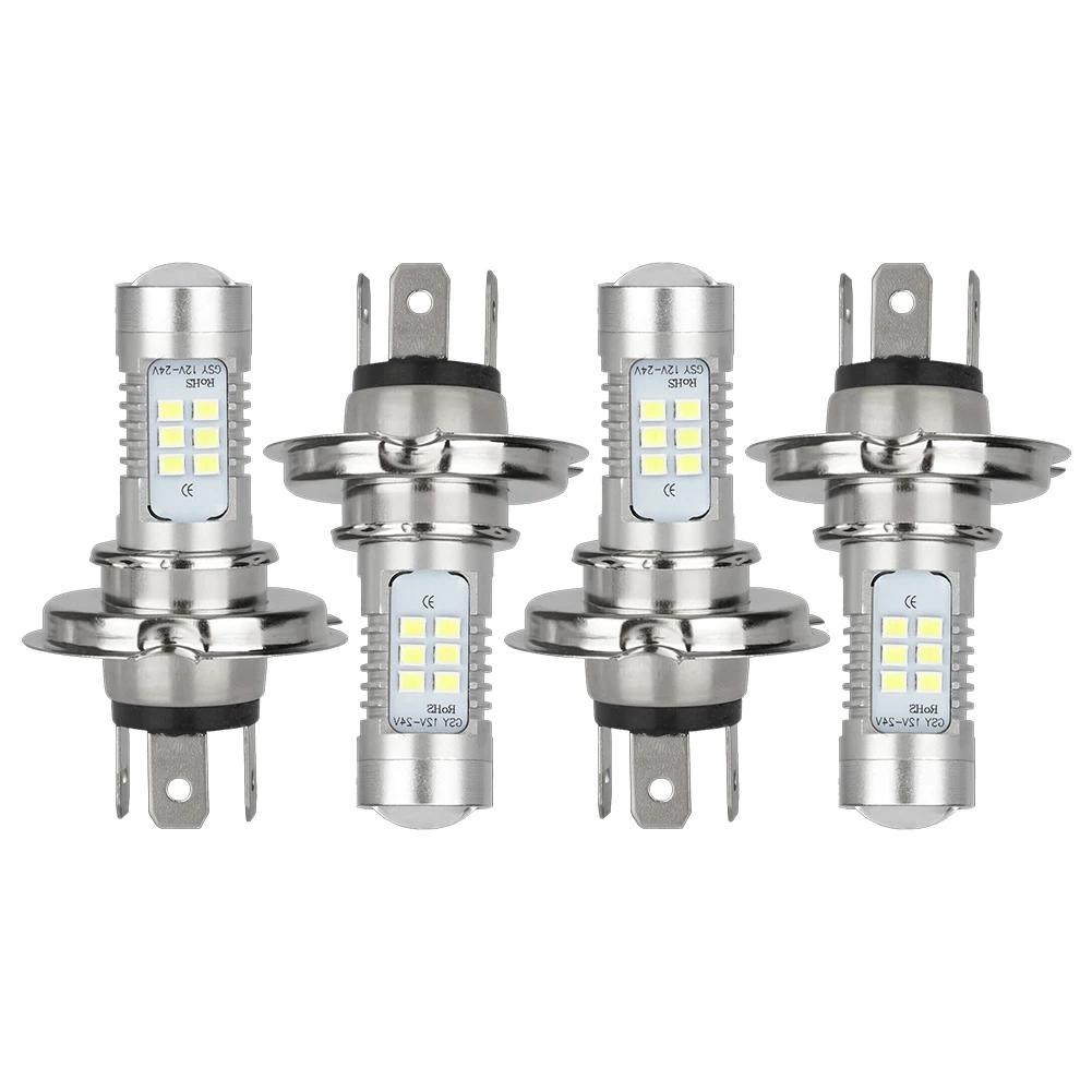 H4 9003 HB2 LED Headlight Bulb Super Bright 12V Car Running Lamp 6000K 220W High Low Beam IP67 Waterproof White Aluminum 15000LM