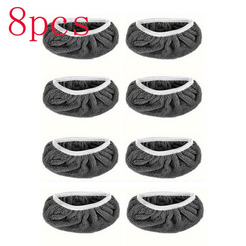 4/6/8 Pack Flat Mop Replacement Cloth Cover Scouring Pad Microfiber Mop Accessories Mop Cloth For Kitchen Cleaning Supplies