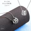 Roman Numeral Always For Women and CZ Diamond Roman Surgical Stainless Silver [Galant] Necklace, Wear, Men, Simple, Hypoallergenic, (Zirconia),