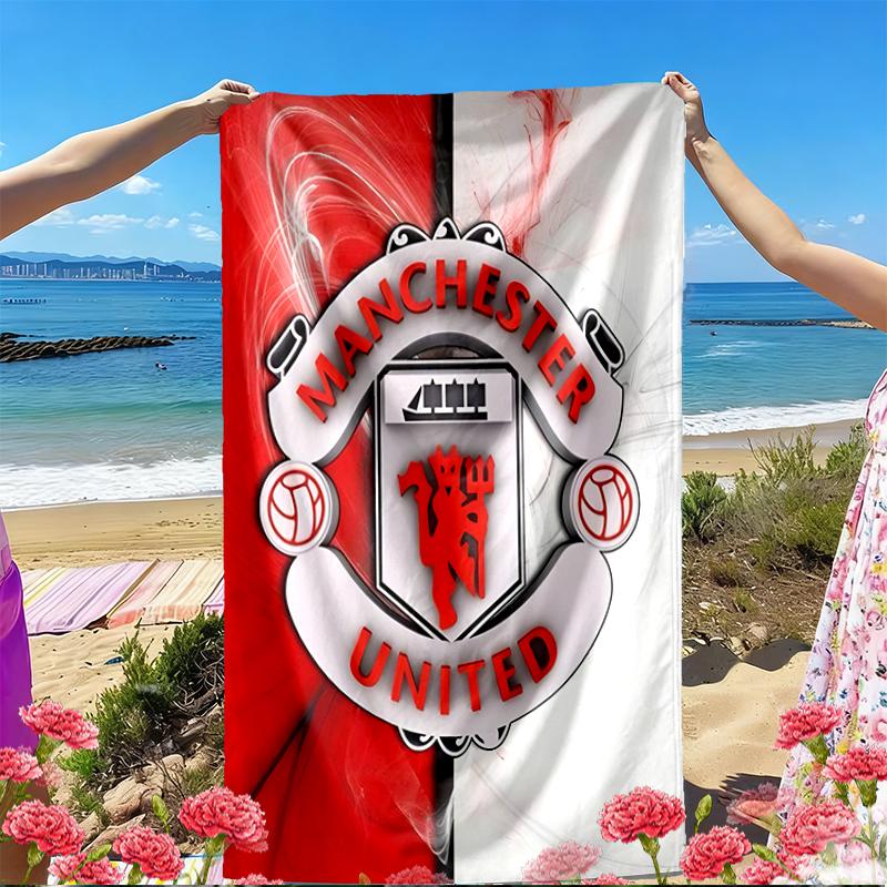 Football team.C Print Beach Towel, Versatile Lightweight Absorbent Beach Towel for Pool Surf Yoga Bathroom, Perfect Birthday Holiday Gift