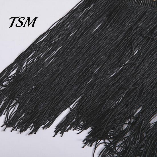 Sleeveless Dress Tassels O-Neck Women Fashion Summer for Banquet