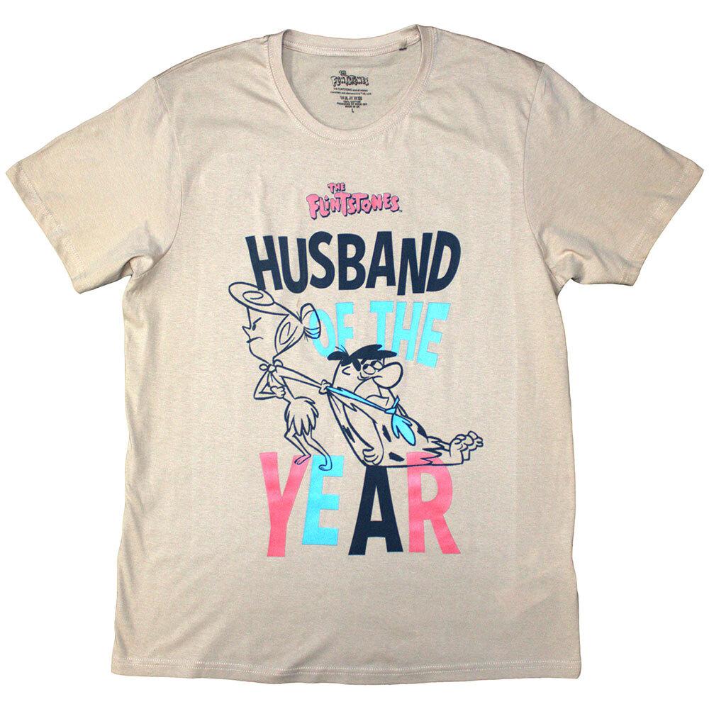 The Flintstones Unisex T-Shirt: Husband Of The Year (Medium) XL
