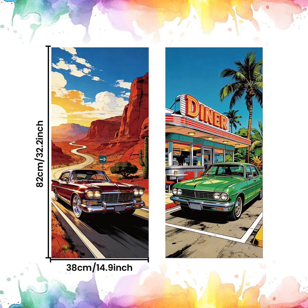 PVC Stickers Self-adhesive Decorative Stickers Decals for Trash Decoration Car 820x380mm