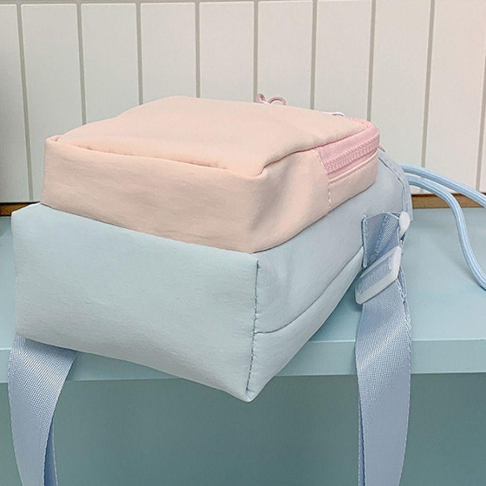 Lightweight Water Bottle Bag Dopamine Style Mobile Phone Pouch Drawstring Crossbody Bag  Walking