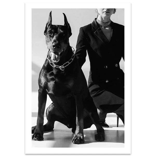 Sexy Women Posters Bad Girl Black and White Print Canvas Paintings Wall Art For Modern Pop Room Home Decoration Pictures Mural