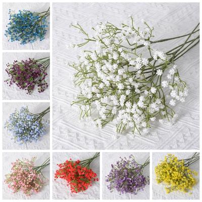 52cm Length Artificial Gypsophila Bouquet Multicolour Artificial Flowers Wedding Party Decoration
