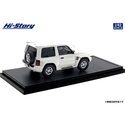 Hi Story 1/43 Mitsubishi PAJERO EVOLUTION (1997) Sophia White Finished Model