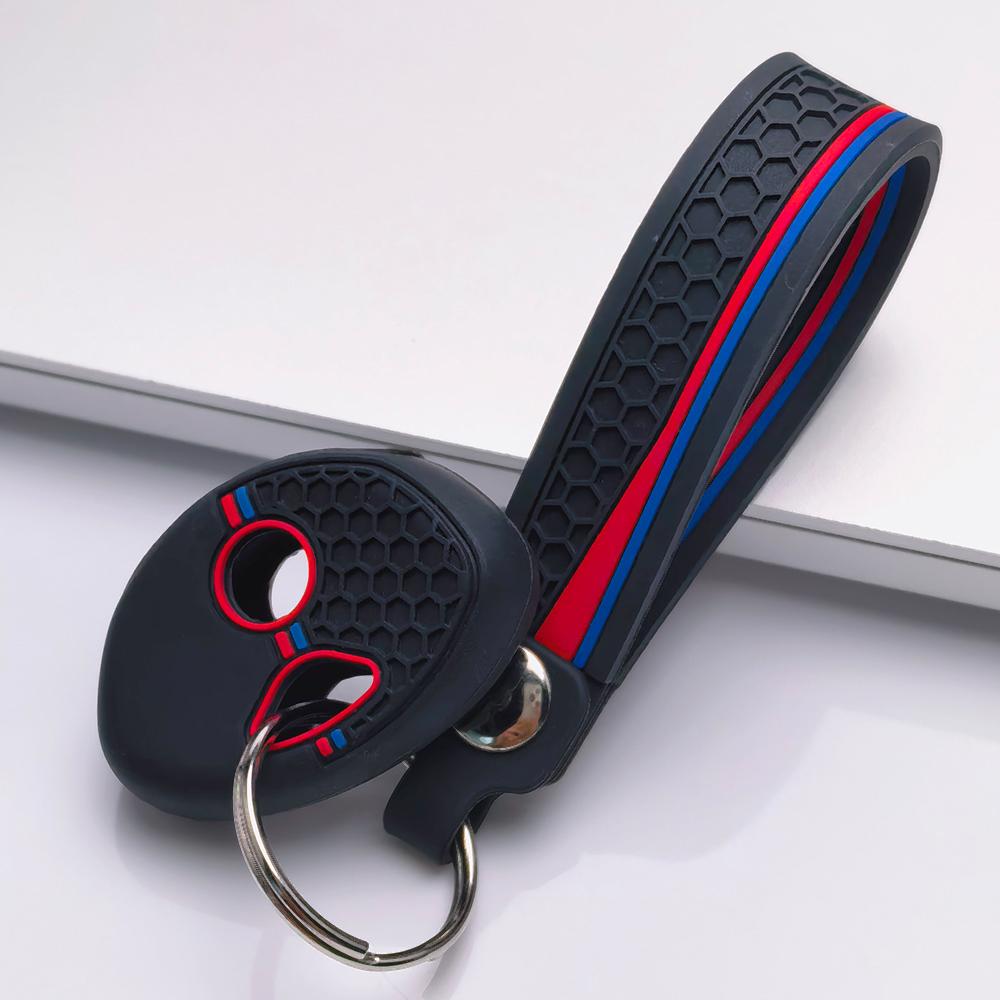 Motorcycle Key Fob Cover for BMW K1200R K1200S R1200RT K1300R K1300S S1000RR F650GS F800GS F800ST R1250GS R1250RT F700GS HP4 with Keychain Key Cover