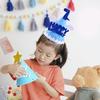 Happy Birthday Hat Dinosaurs Whales Bright Color No Deformation Adorable Adult Children Birthday Felt Hat Party Supplies
