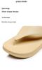 Women's Beach Wedge Heel Flip-Flops: Soft Sole, Waterproof, Non-Slip, Thick Sole, Summer Thong Sandals