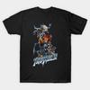 Men Black Print T-shirt Lion Of Thunder No-Cut Transfer Paper Print Cotton Tshirt