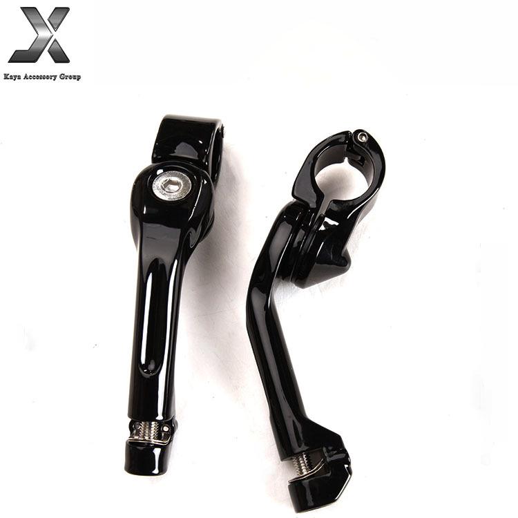 

Universal 32mm Motorcycle Footpeg Bracket for Harley Black Long Bracket