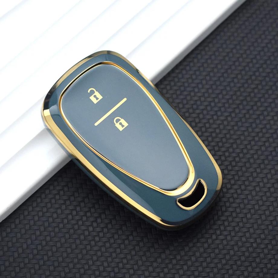 For Chevrolet Malibu Blazer Traverse Seeker Onix Equino Volt Bolt Trax Orlando Cruze Spark Sonic Camaro Tpu Car Key Case Cover