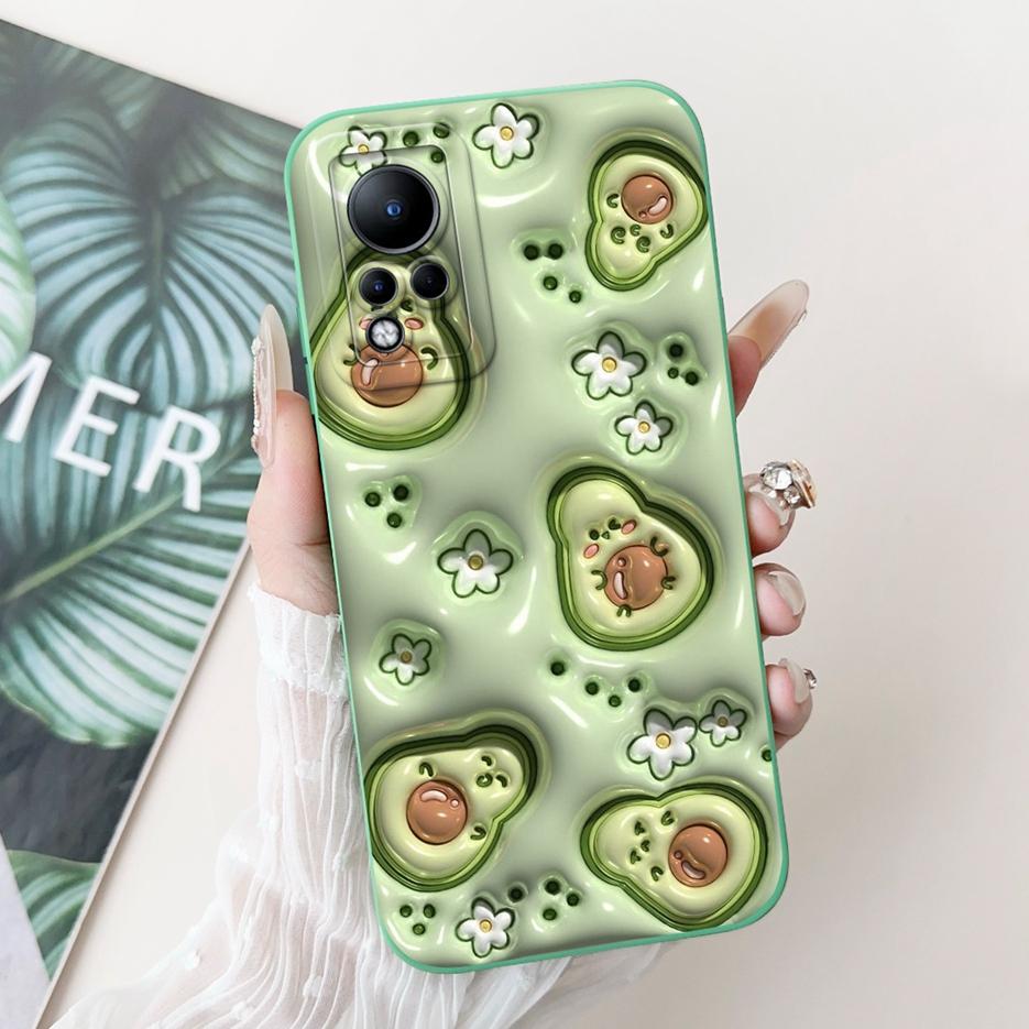 Für Infinix Note 11 Hülle Note 12 X663 X663B Stilvolle Candy Painted Handyhüllen für Infinix Note 11 Pro Note11 S Weiche Fundas