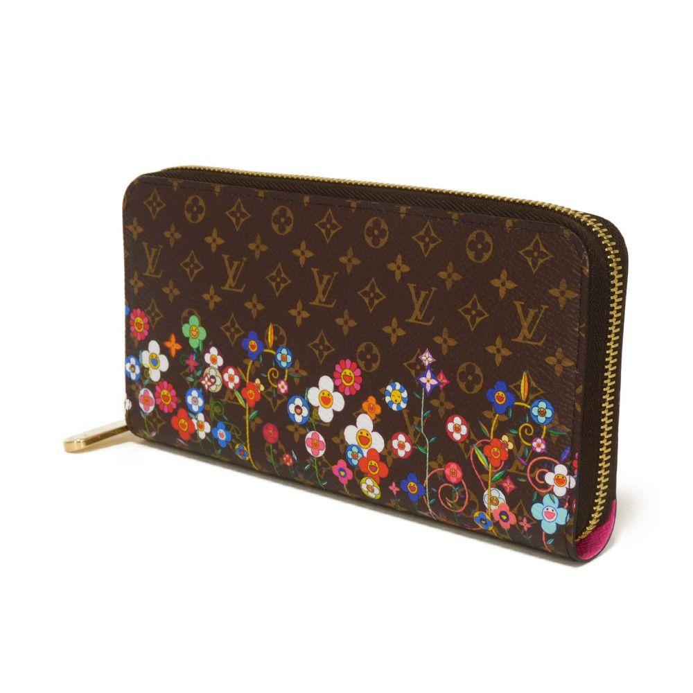 Used LVx™ Zippy Wallet (12564), M14162, 7940, by Takashi Murakami, Multicolor, RFID, IC Chip, Unused, Japan Exclusive
