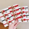 2024 New Year Hair Tie Zodiac Dragon Elastic Hair Bands Women Girls Hair Rope