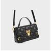 IELGY Niche Fashion Diamond Chain Bag Texture Portable Small Square Bag