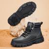 High Top Casual Walking Shoes for Men Outdoor Anti-Slip Ankle Boots Thick Sole Men Motocross Boots New Fashion Male Basic Boots