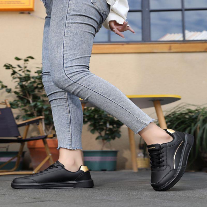 TUINANLE Chaussures décontractées à lacets pour femmes, baskets légères à plateforme, chaussures de sport pour couples