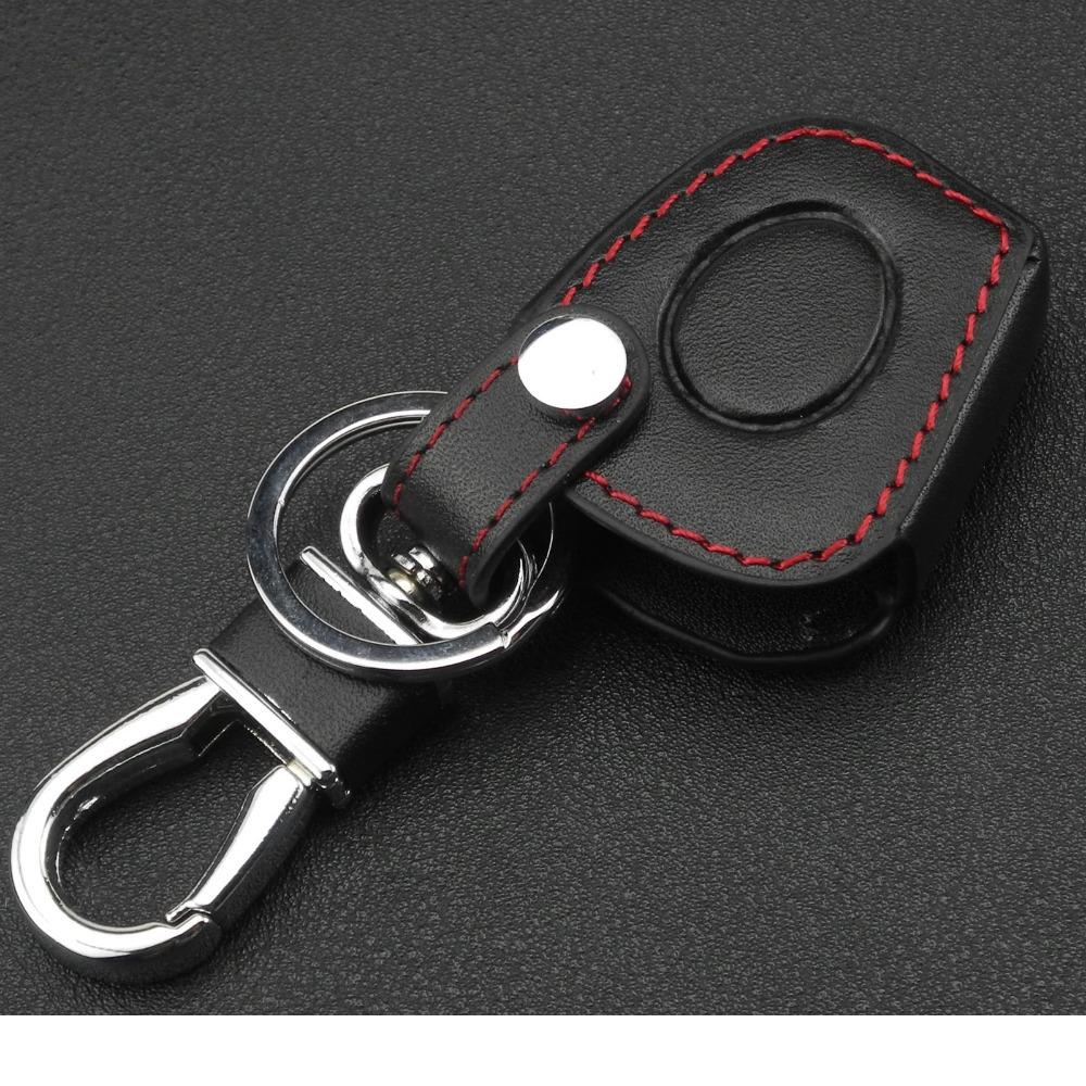 jingyuqin Replacement 1 Buttons Car Key Shell Styling Cover Leather Case For Renault Megane Clio Scenic IR Remote Fob