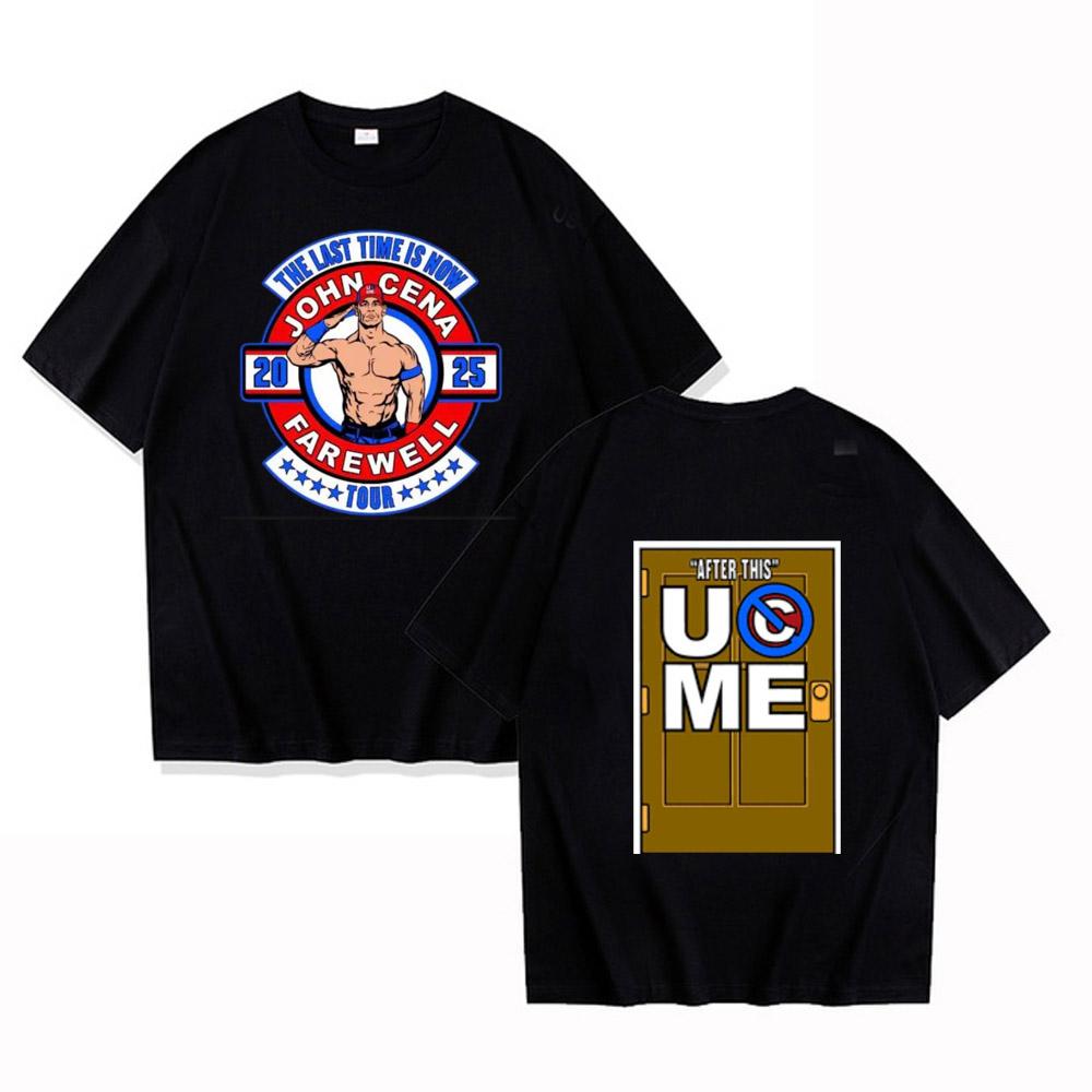 Hochwertiges Baumwoll John Cena Wrestling Unisex T-Shirt Sommer Unisex Oberteile Kurzarm T-Shirt Freizeit Unisex Kleidung