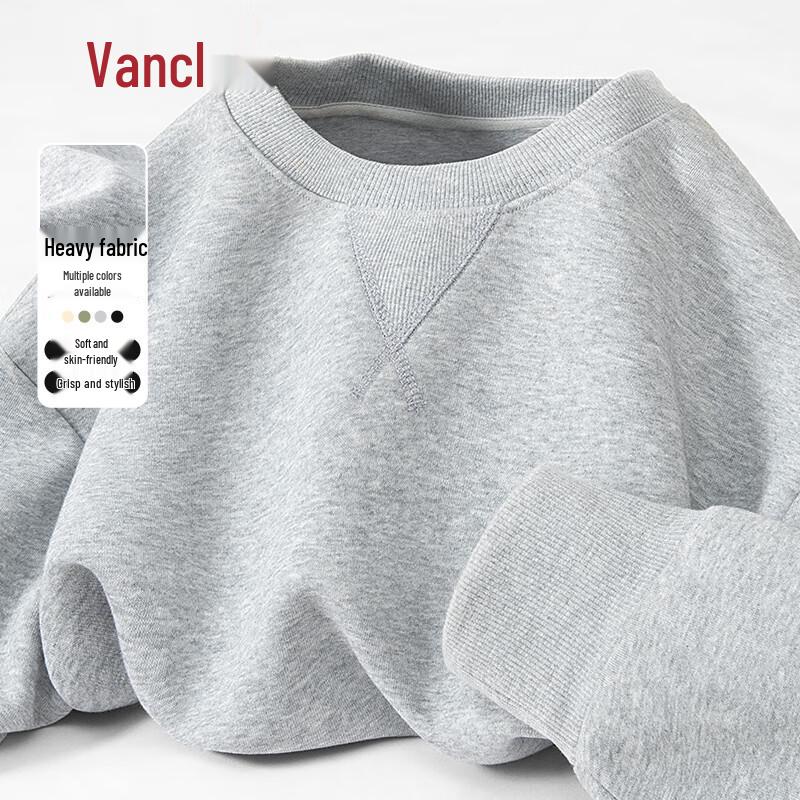 

VANCL Men s Autumn Heavyweight Loose Fit Long Sleeve Sweatshirt M
