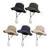 Sun Hat Wide Brimmed Lightweight Foldable For Outdoor Hiking Fishing Beach Activities