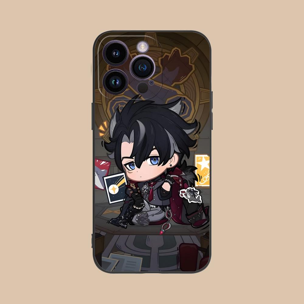 Spiel GI Wriothesley Mattes TPU-Handyhülle für iPhone 17 16 15 14 13 12 11 X XR XS 8 7 Air Pro Max Plus Mini Bunte Hülle