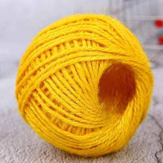 Natural Coarse Jute Rope for DIY Projects, Binding, and Retro-Style Ornaments