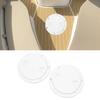 2PCS Boat   Deck Plates Non Slip Round Shape Thickened Rubber   Inspection Deck Plate with Detachable Cover