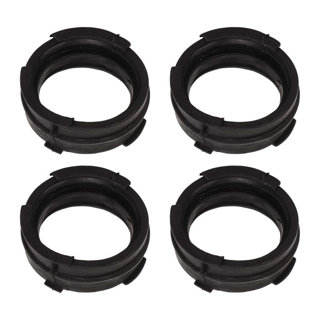 4 Stück Vergaser Ansaugkrümmer Stutzen Verbindungen Schwarz Gummi Ersatz für Magna VTR250 VT250 MC20