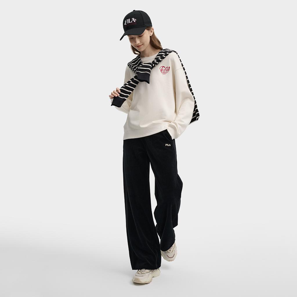 New FILA Sweatshirts Men's Steam White F11U439202FIV