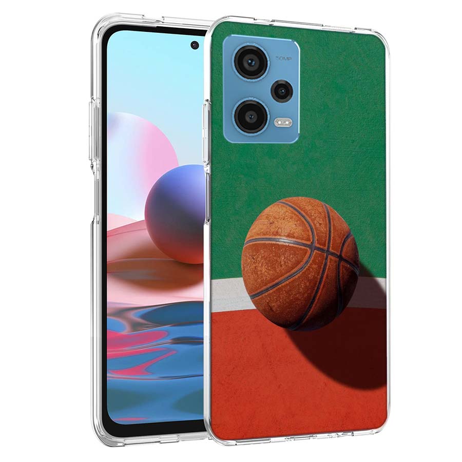 Basketball Phone Case For Redmi Note 13 12 14 15 Pro Plus 13R 11 11T 11E 11S 10 Pro 10S 9 9S Cover Cell Clear TPU Capa Cases Sho