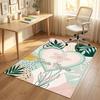 Native Art Theme Soft Crystal Velvet Rug Custom Name & Text Print Non Slip Floor Rug for Bedroom Living Room