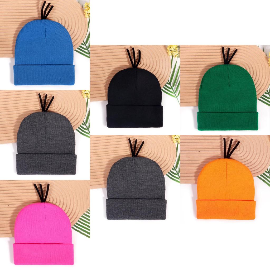 Minions Knitted Hat With Warmth For Halloween Cosplay And Casual Winter Wear