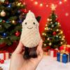 Christmas Tree Plush Toy With Snowflake And Star Decorations For Holiday Gift