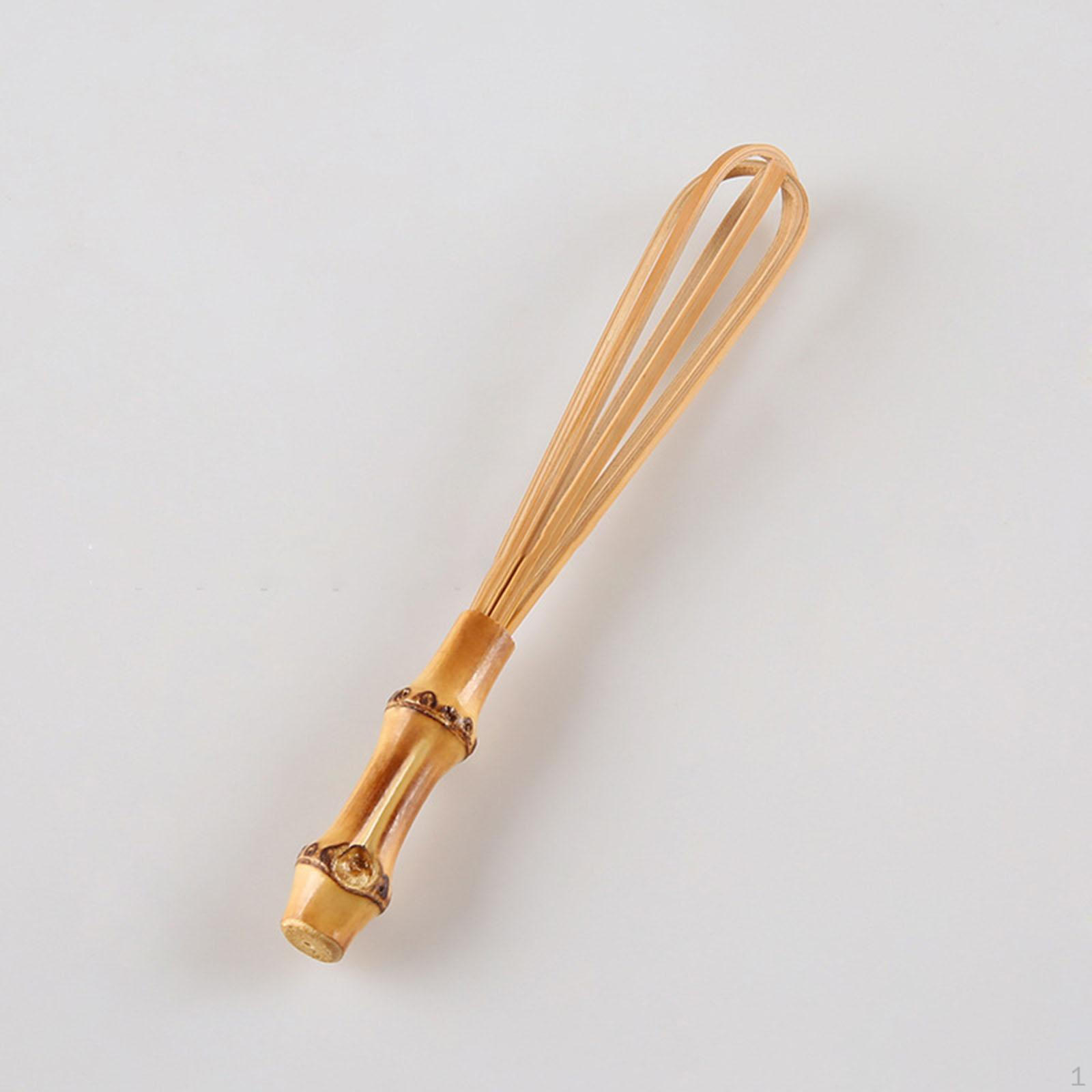 

Бамбуковый венчик для яиц Удобный взбиватель для вспенивания Взбивания Кухонные принадлежности для выпечки