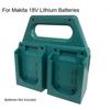 Battery Organizer Rack 4-Slot Travel-Size Battery Holder For Tools Space-Saving Design Small Tool Storage Container For Workshop