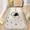 Puppy Imitation Cashmere Carpet Living Room Bedroom Bedside Bay Window Carpet Dirt-Resistant And Easy To Take Care Of Autumn And Winter Floor Mat