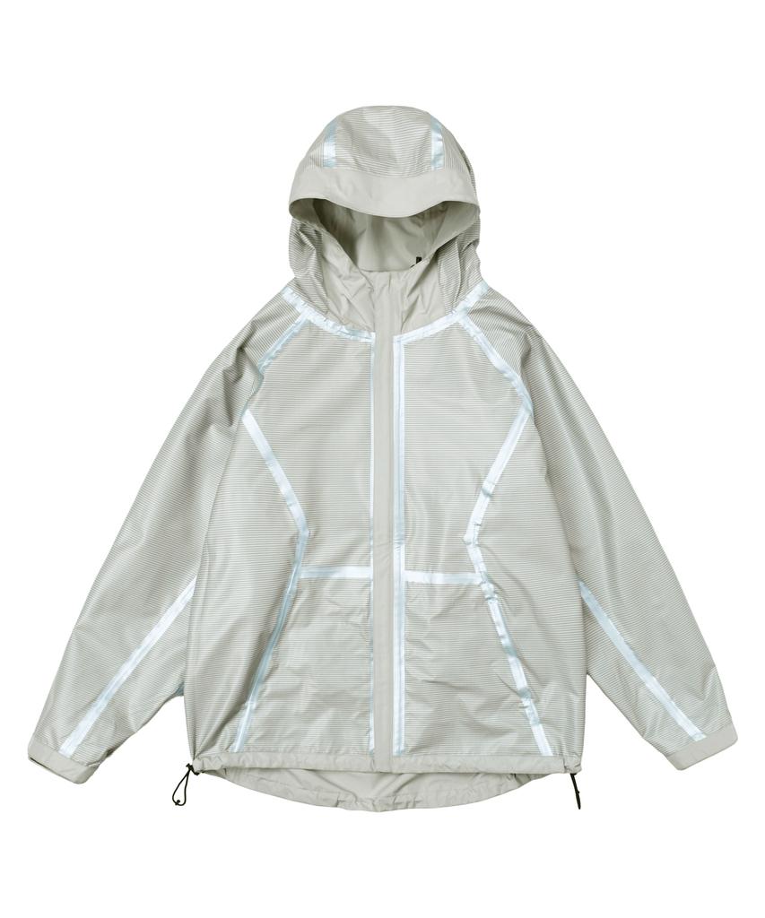Phyps Motorcycle Wind Shell Jacket Light Gray